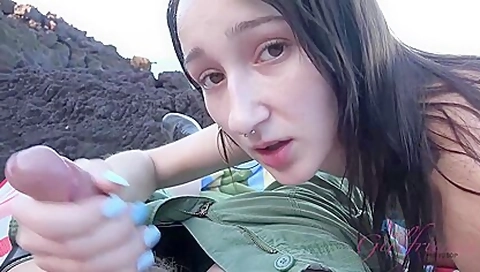 Carmen Rae In You Fuck Carmen Down At The Beach